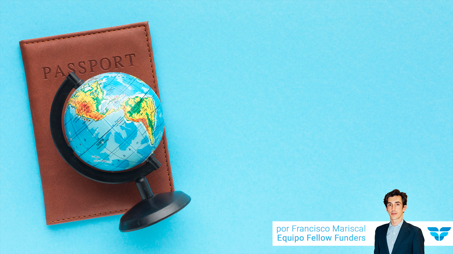 pasaporte y globo terraqueo