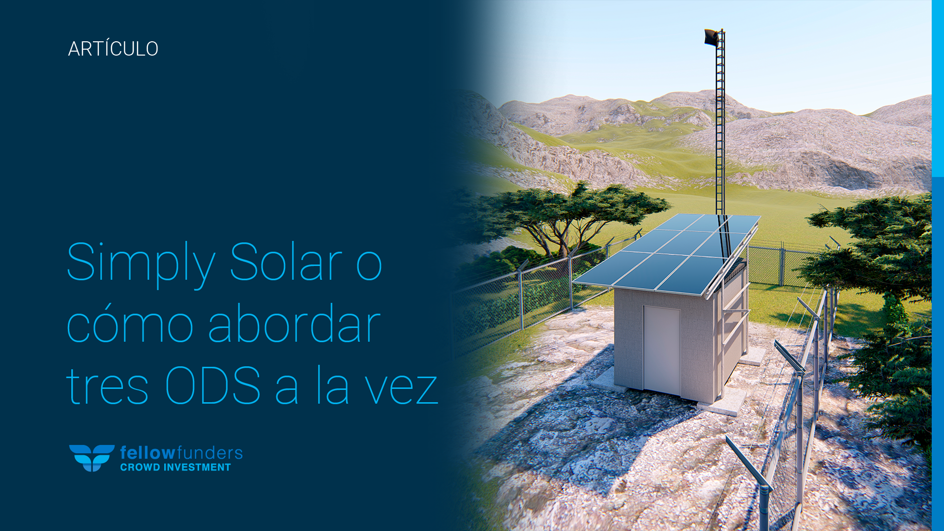 Simply Solar o cómo abordar tres ODS a la vez