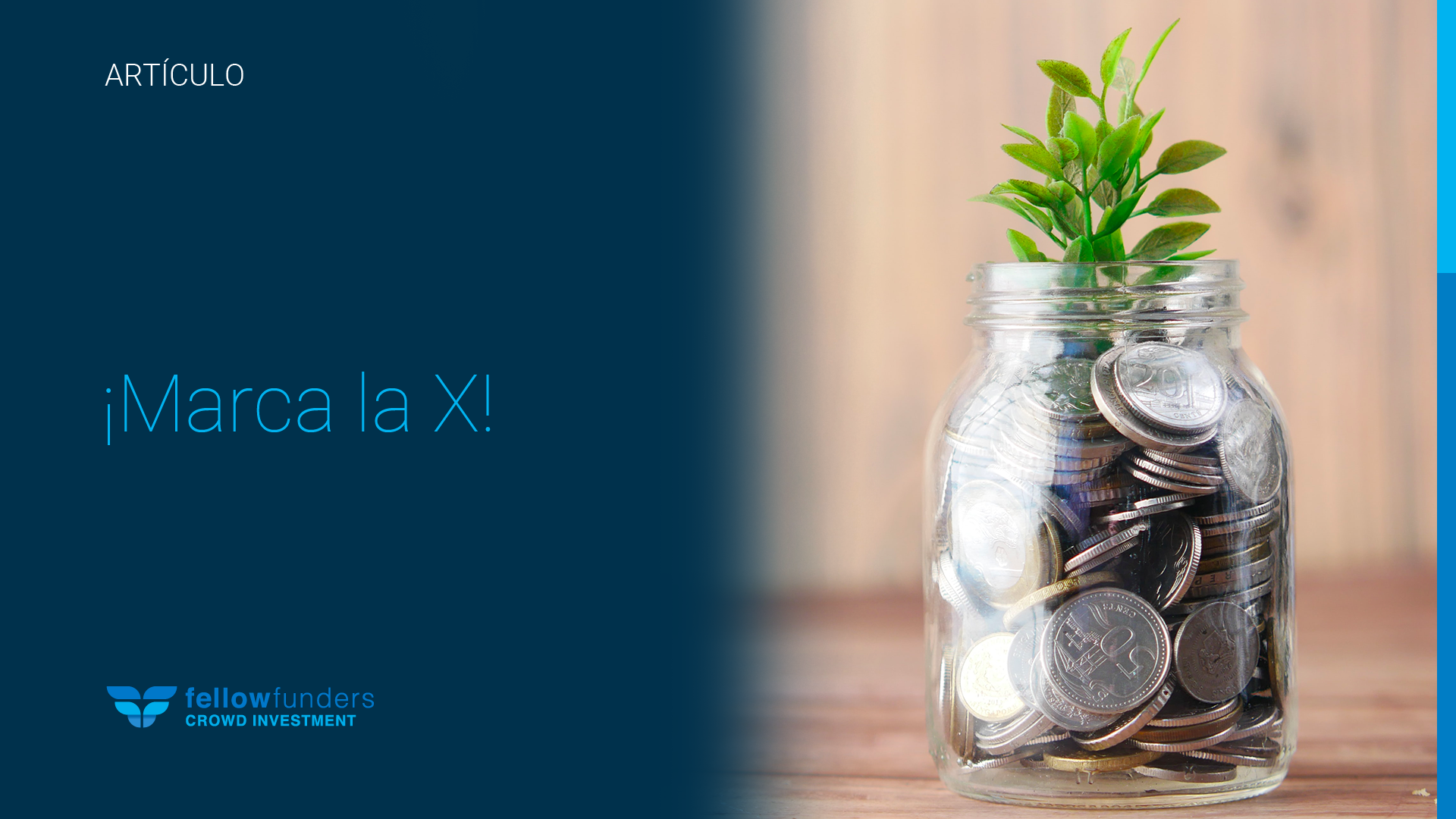 ¡Marca la X en la casilla de la inversión alternativa!