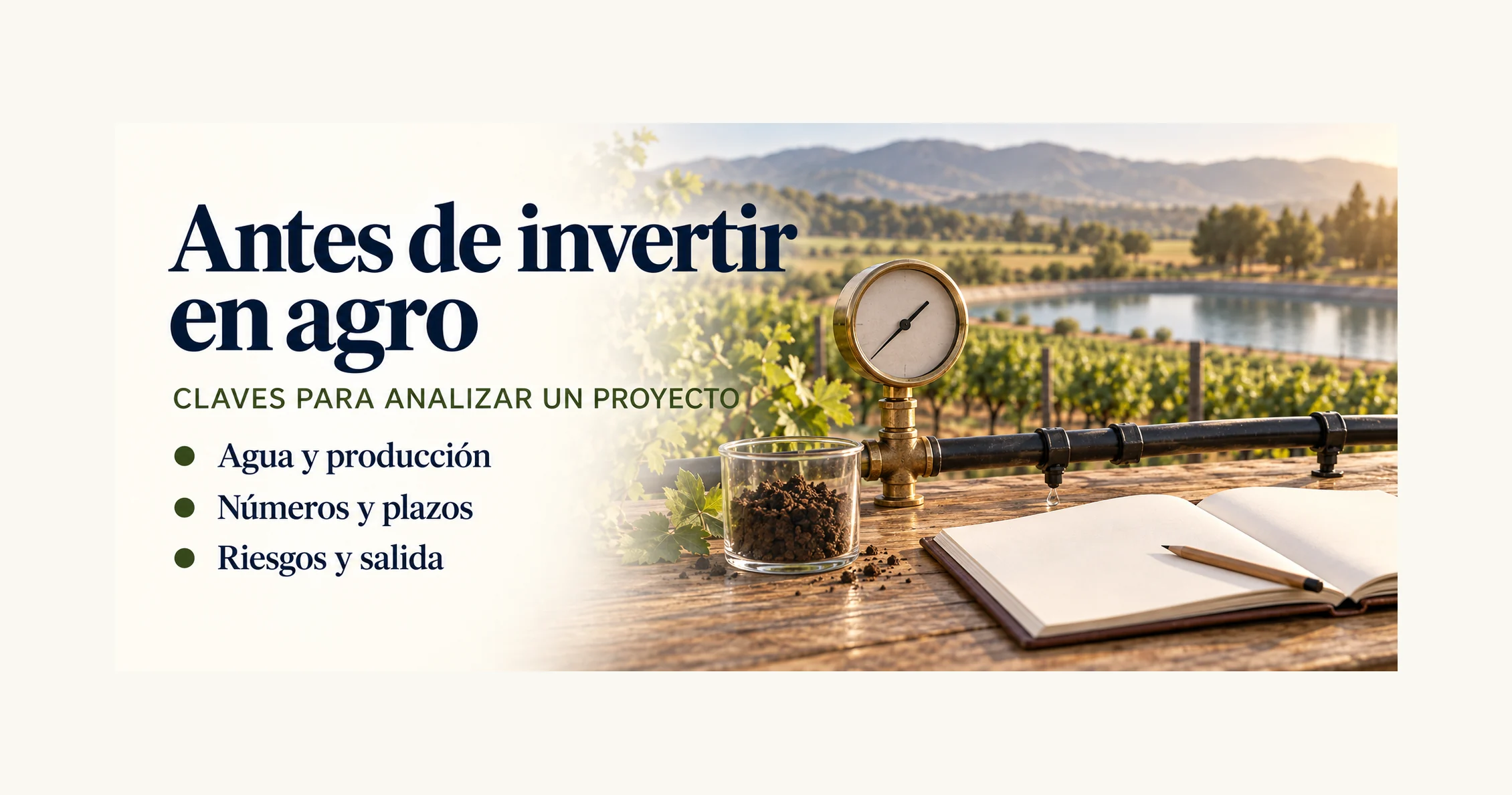 Cómo analizar una inversión agrícola antes de participar